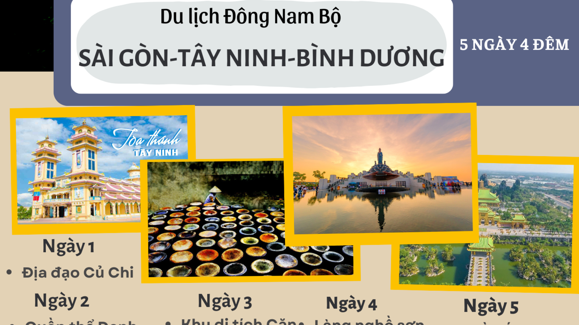 SÀI Gòn- Tây Ninh- Bình Dương